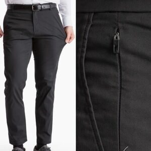 Birddogs John D. Cochsmellars STRETCH KHAKIS Slim Fit Chinos Black Size 34 x 28